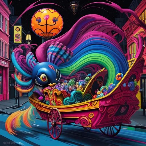 Dandy Chasing Partridge in Candy Art Style