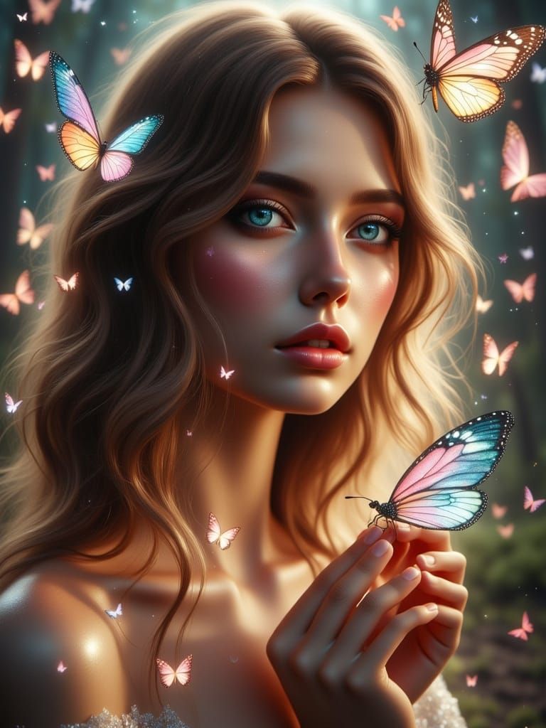 Ethereal Beauty in a Whimsical Dreamworld