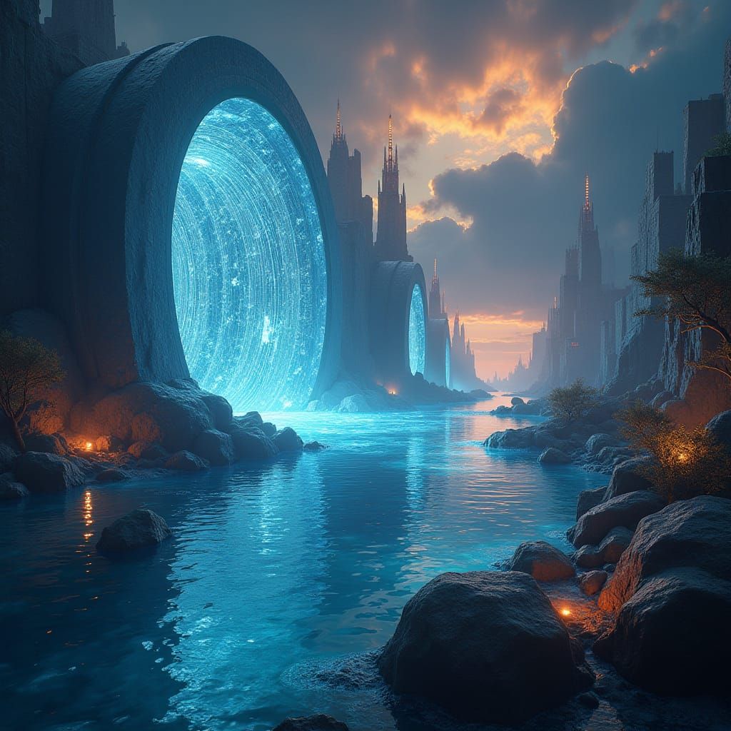 Cell Membrane Barrier in Ethereal Matte Painting
