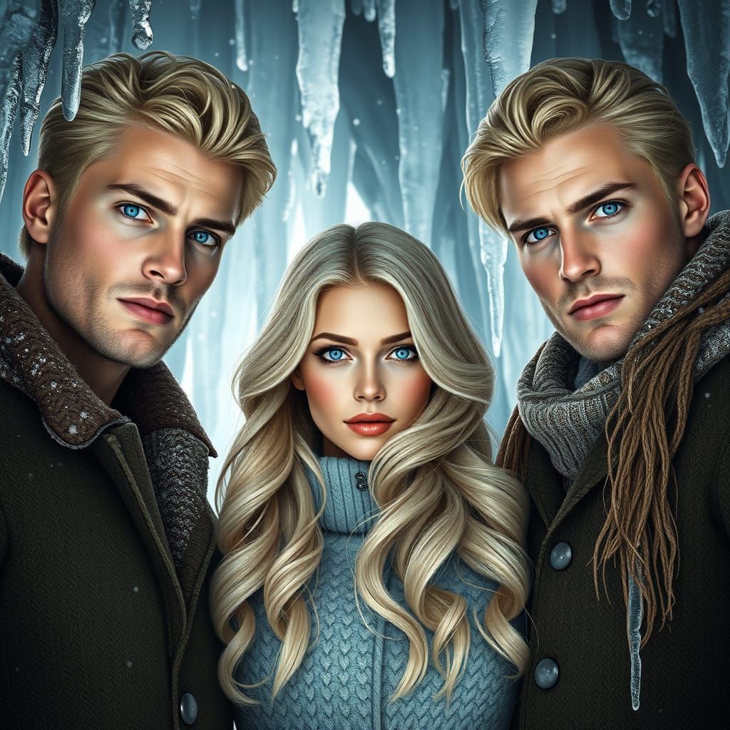 Winter Romance in a Cave of Shimmering Icicles