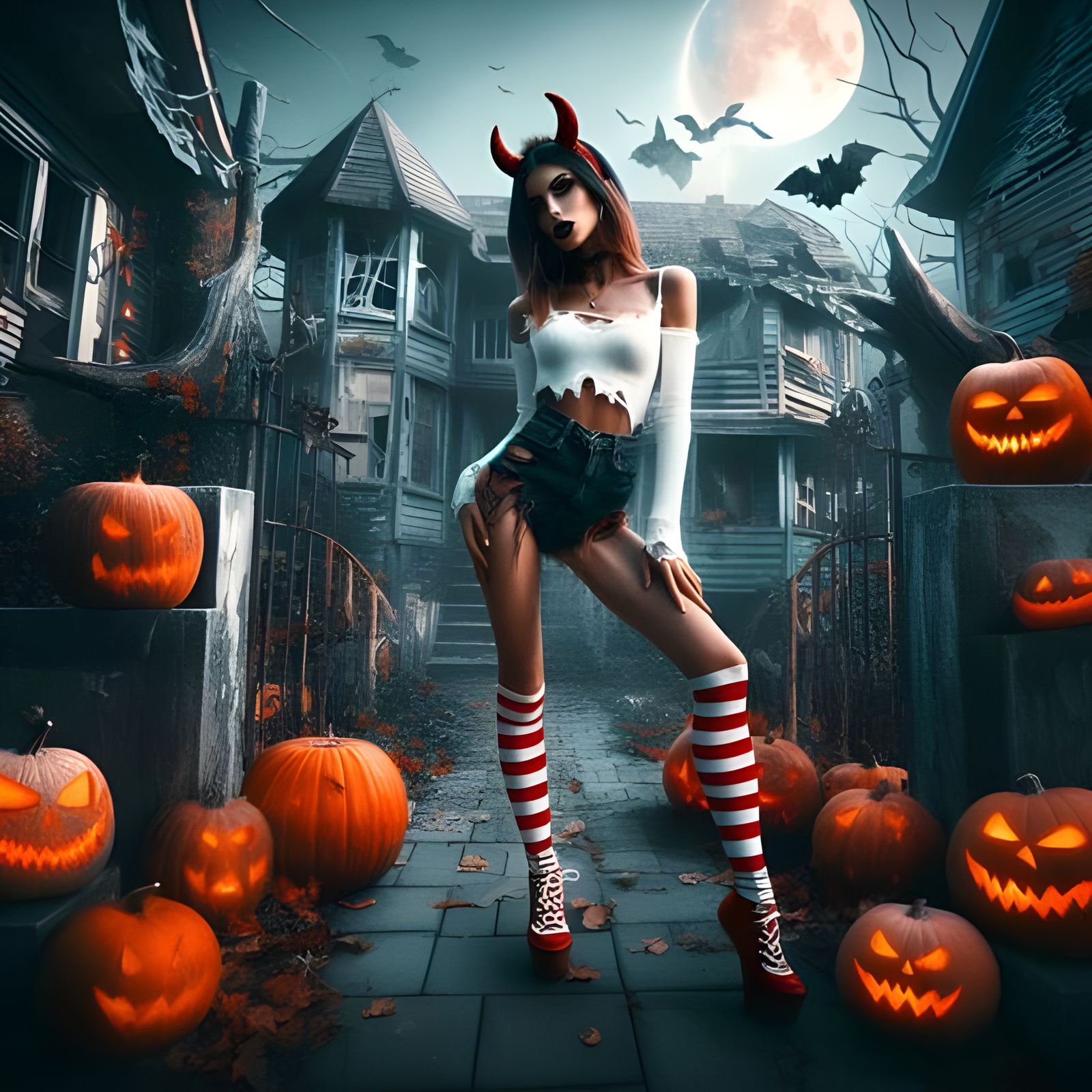 Abstract Black Void Generated by AI