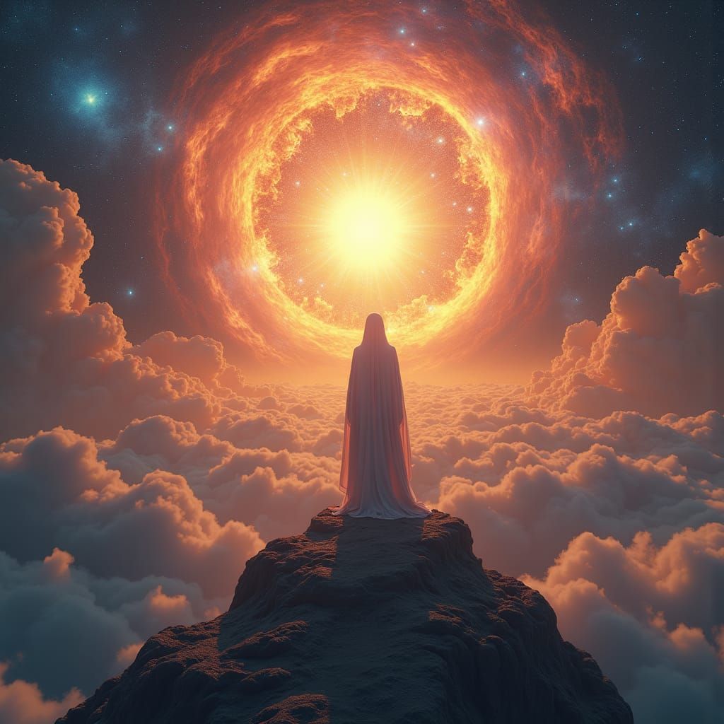 Celestial Guardian at the Realm's Edge