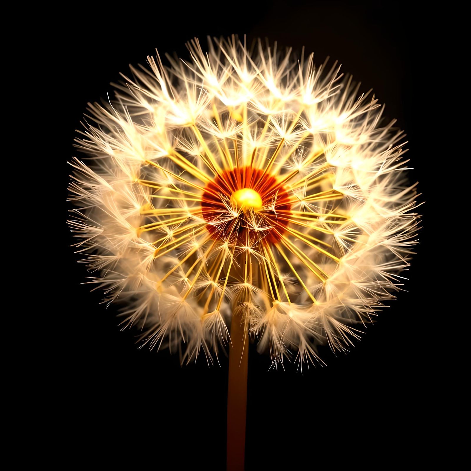 Thermoelectric Nuclear Dandelion in Chiaroscuro Lighting