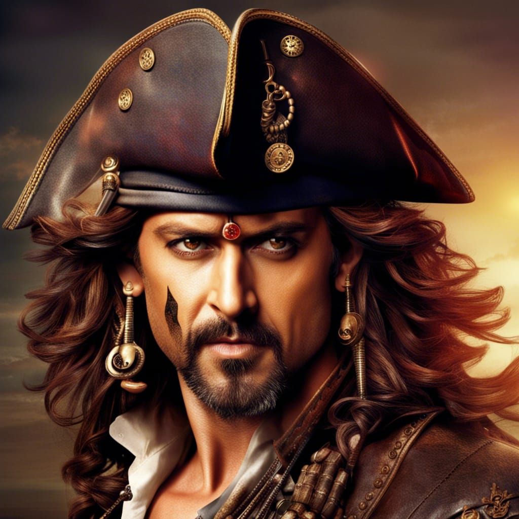 Pirate Portrait: A Caribbean Adventure