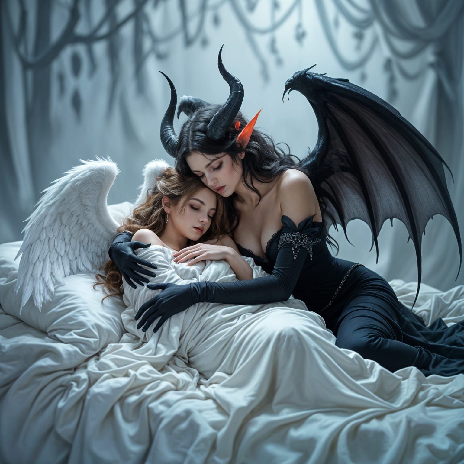 Demon's Serenade: Holding an Angelic Lover