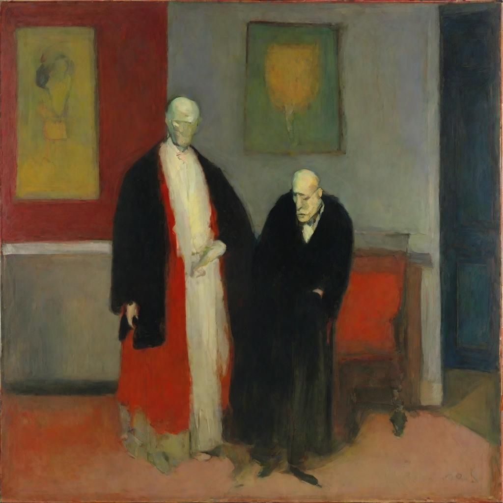 Vampire's Gift: Abstract Expressionist Impression