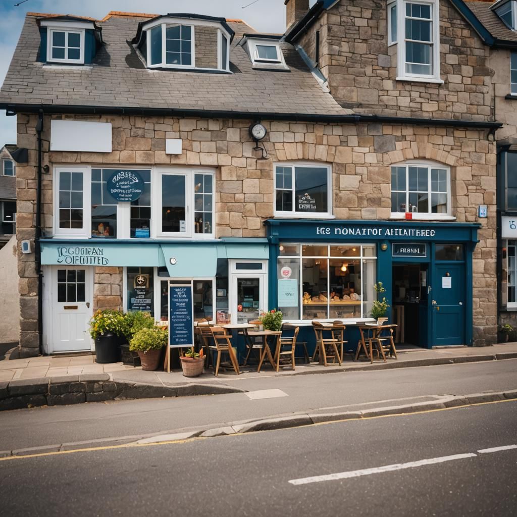 Coastal Fish and Chips Shop in Cornwall