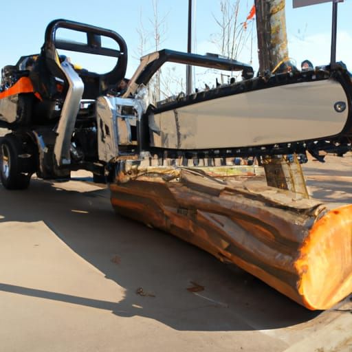 Bus-Sized Chainsaw Generated by AI