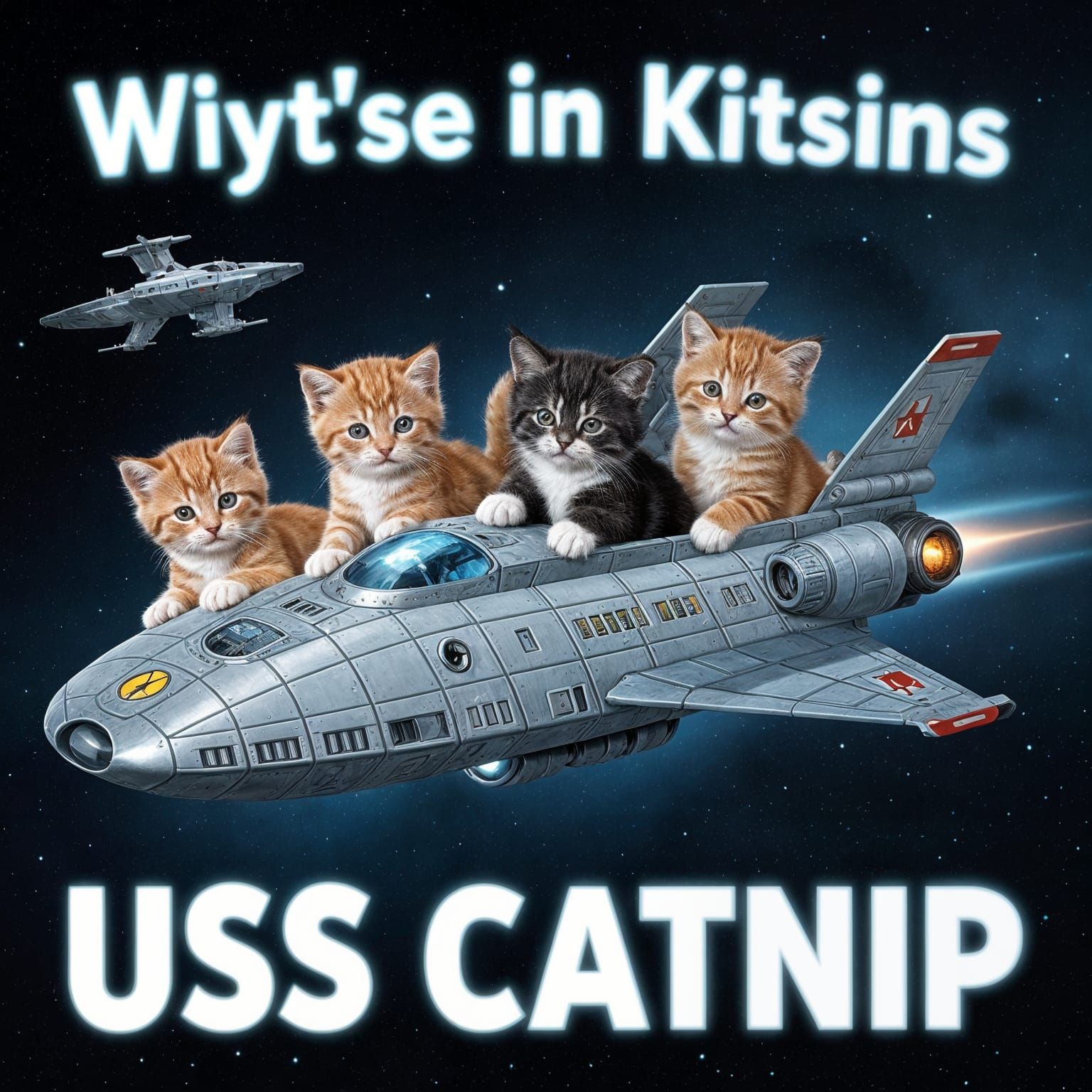 Kittens Crewing a Starship