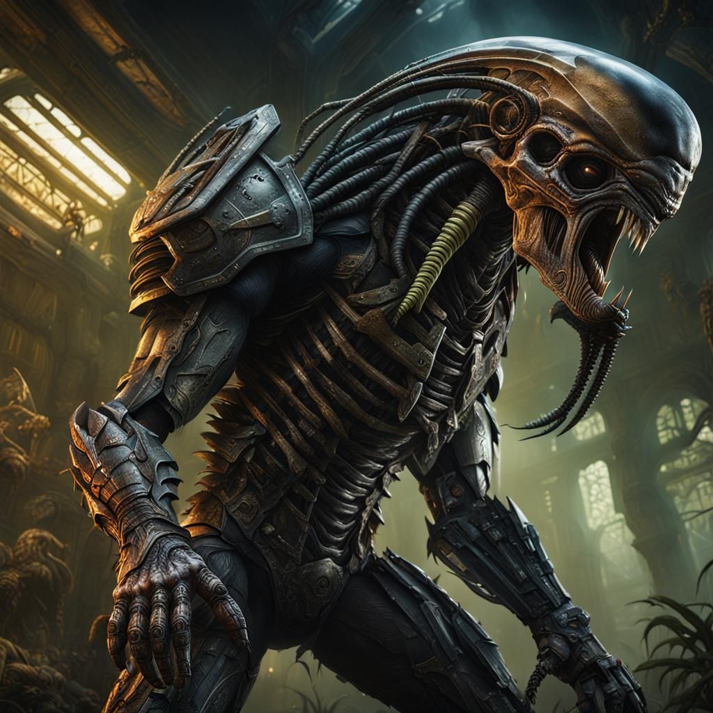 Alien vs Predator: Detailed Matte Painting