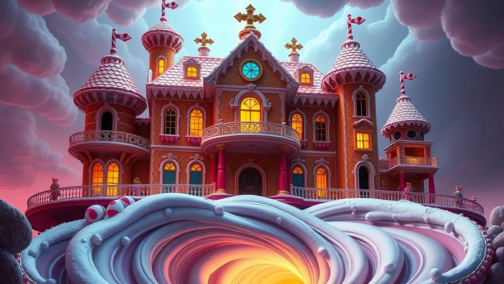 Colossal Gingerbread Lair on Candy Vortex