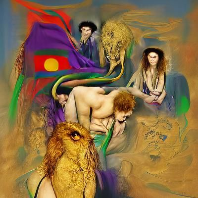 The Wasps of Sekhmet: Colourful Photoillustration