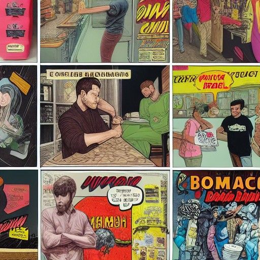 Realistic Comic Book Art: Kombucha and Fermentation