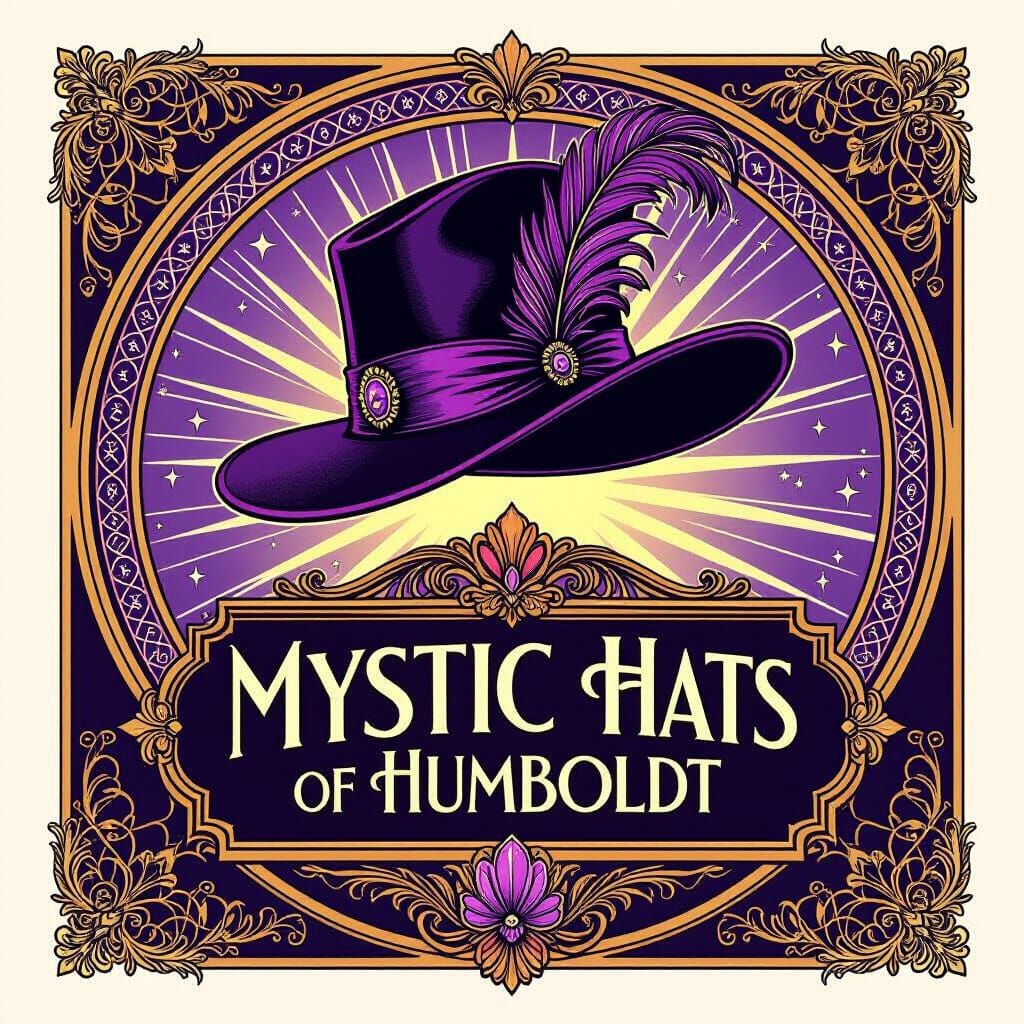 Mystic Hat in Art Nouveau Style