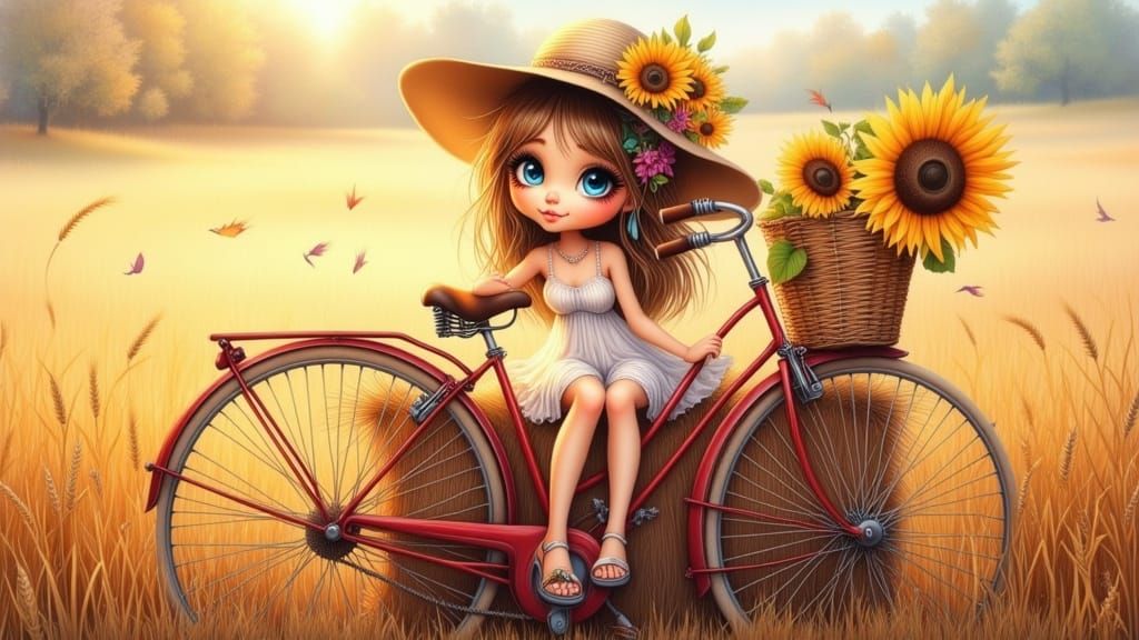 Sunflower Whimsical Boho