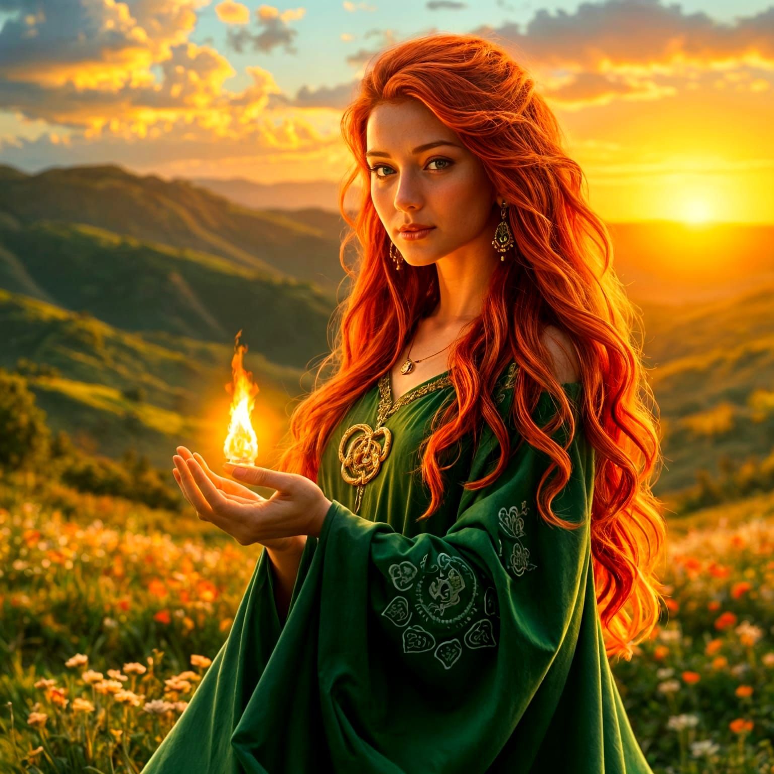 Brigid, the Celtic Goddess of Healing, Poetry, and Fire