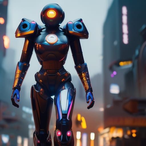 Cyberdog Robots in Camden, Digital Art