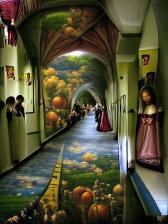 Fairytale World Renaissance Hallway