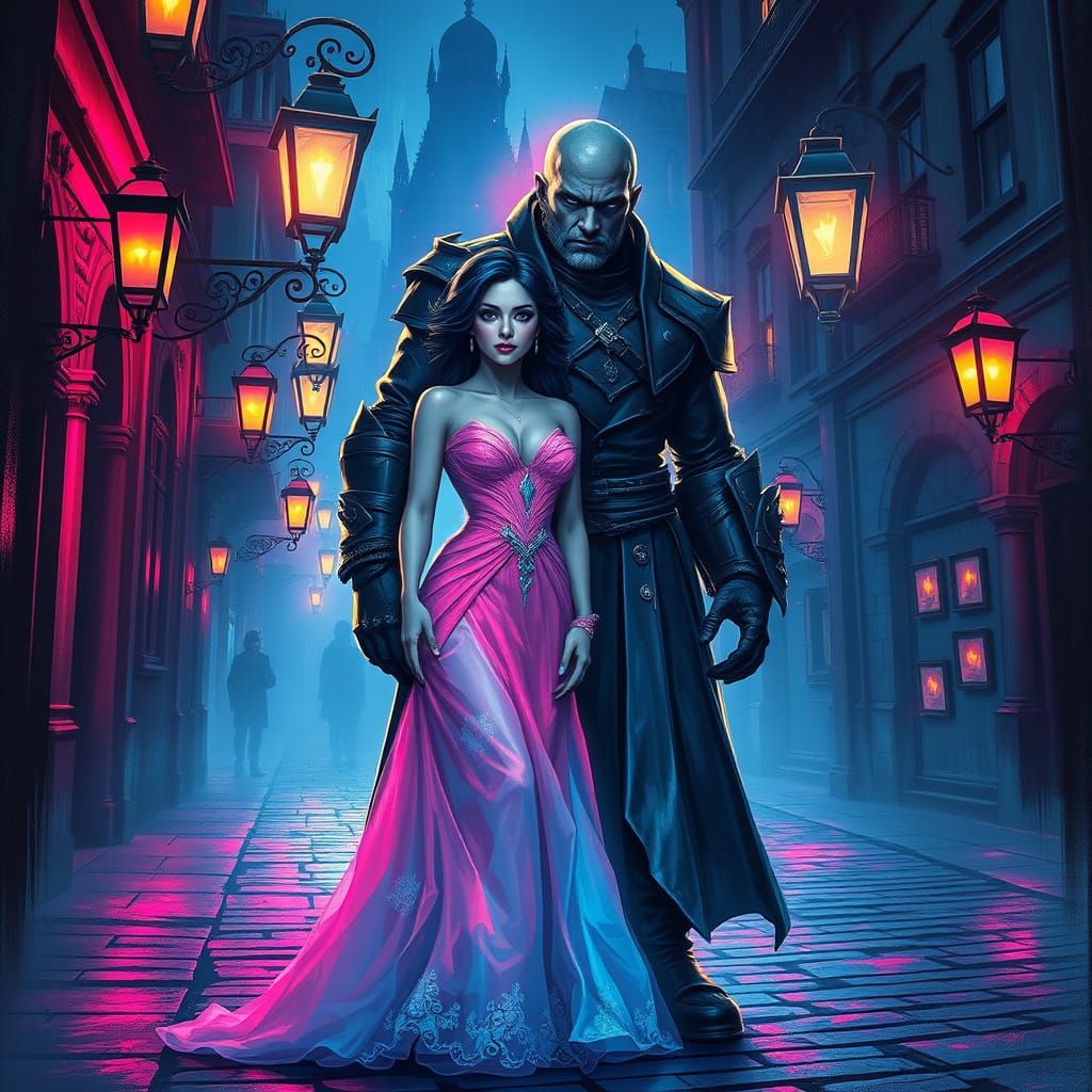 Love Beyond Boundaries in a Futuristic Metropolis