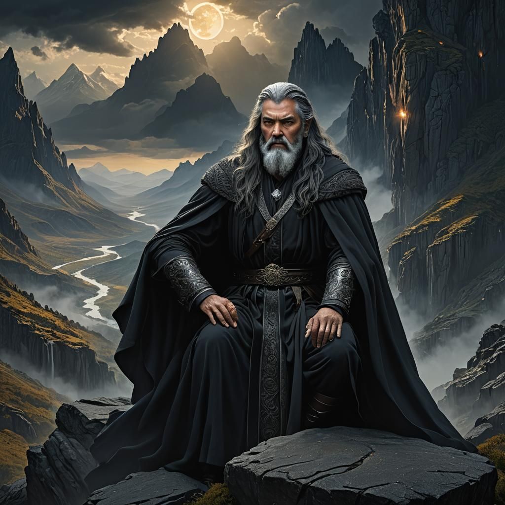 Morgarath: Ruler of the Mountains, Digital Matte Painting