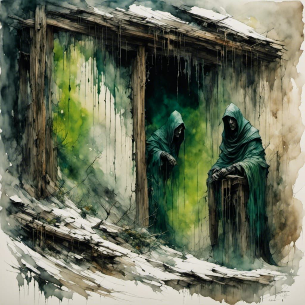 Dark Ages Horror: Demonic Eyes at Dusk