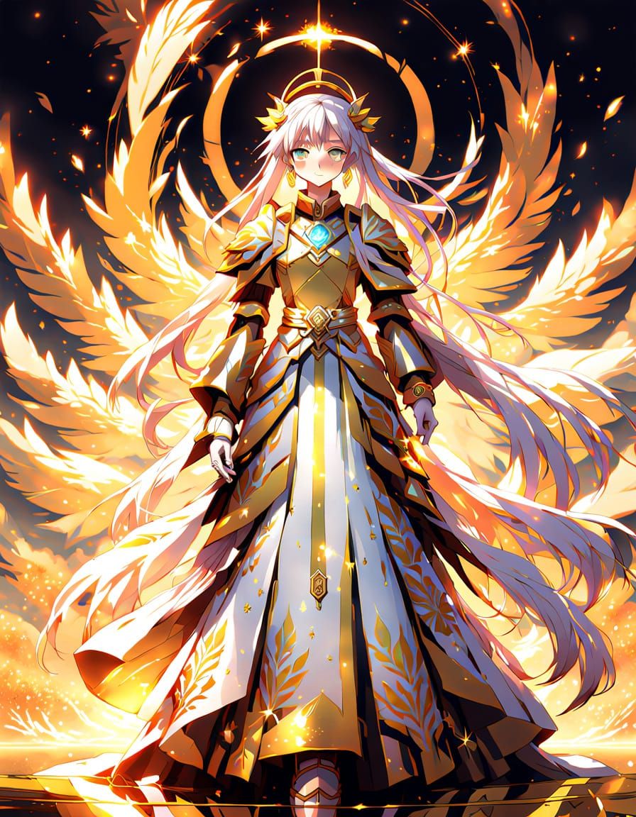 Solara, Dawn Incarnate: Anime Goddess of Hope
