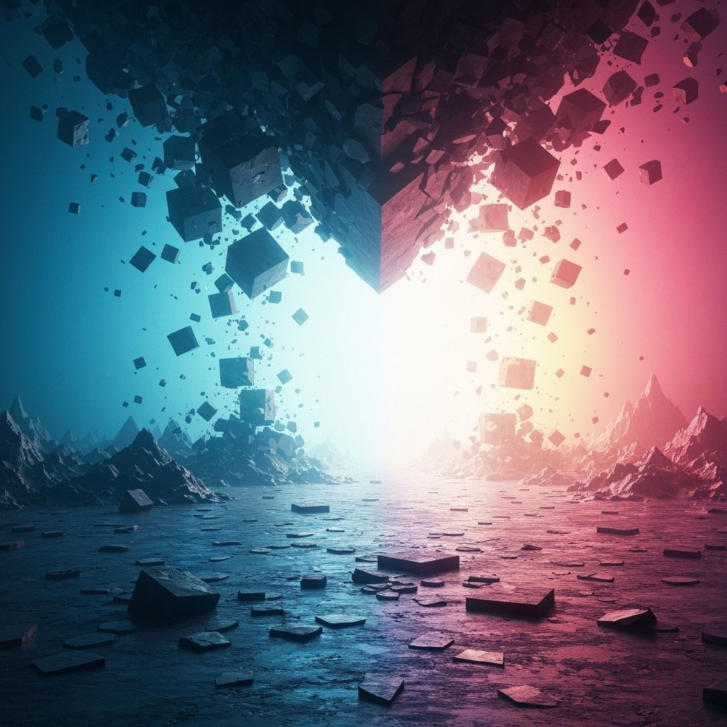 Surreal Landscape Dissolves Fear into Light