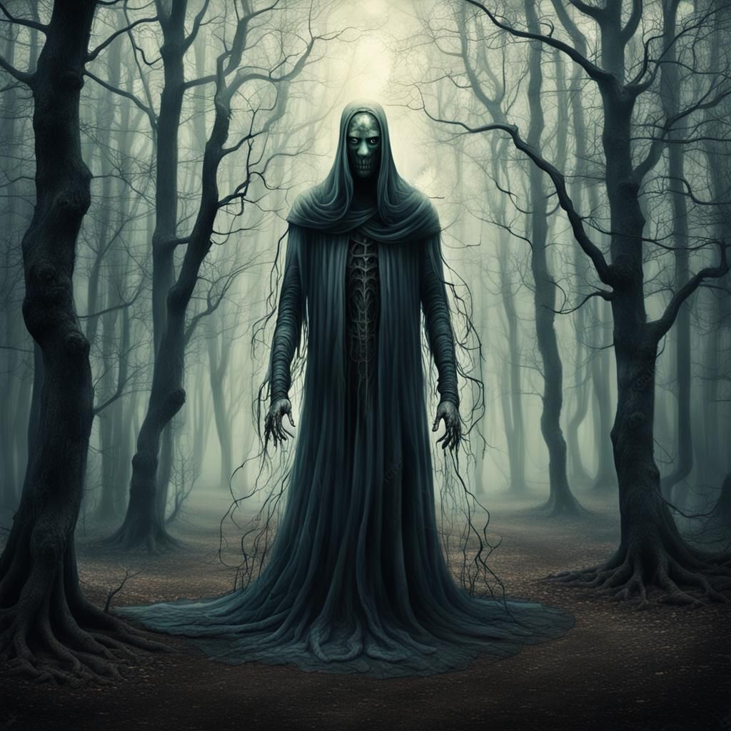 Dreadful Apparition in Surreal Style