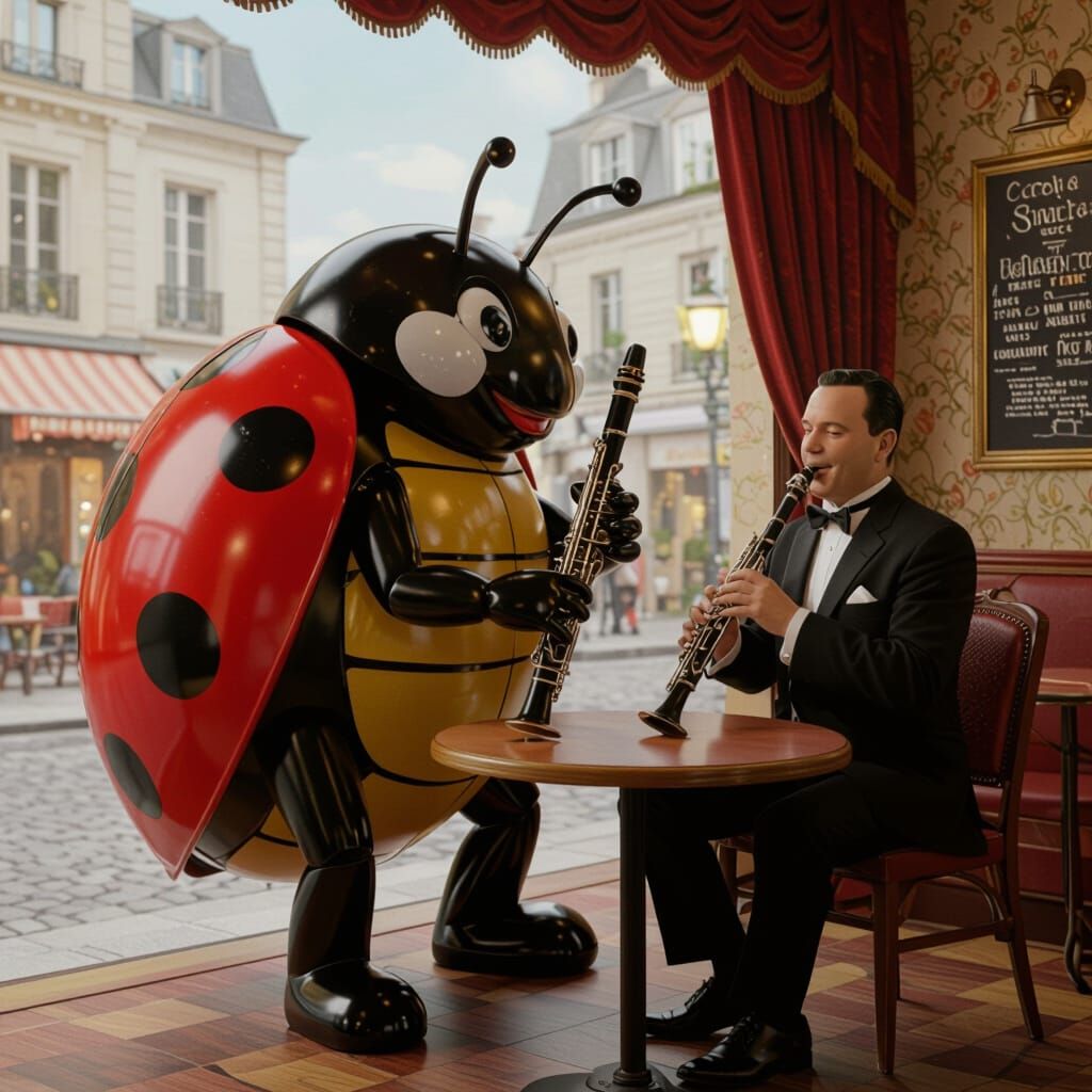 Nostalgic Ladybird and Sinatra in Cafe Theatre