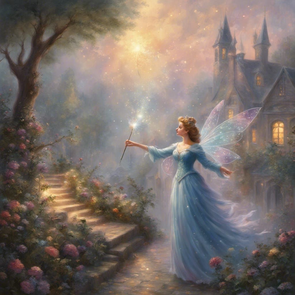 Ethereal Fairy Godmother Sprays Glitter