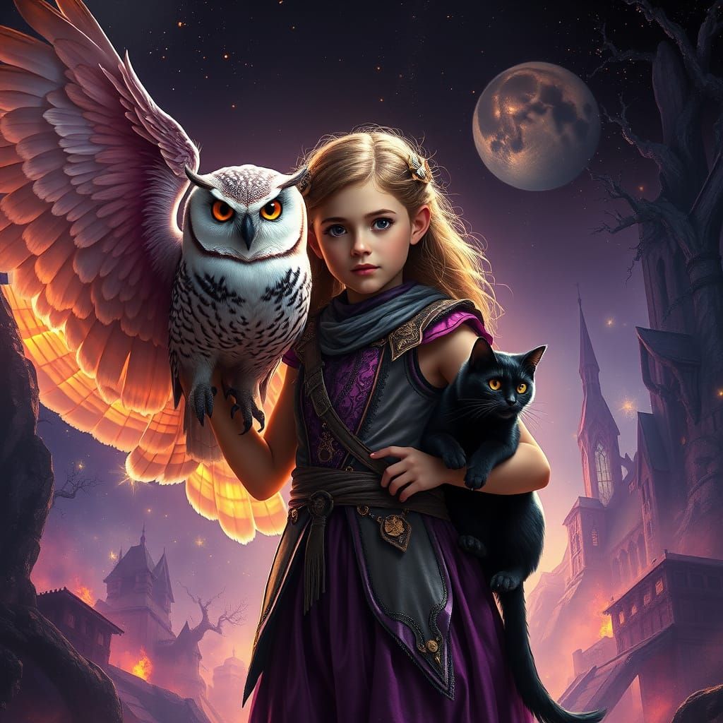 Timeless Heroine in Dark Fantasy Realm