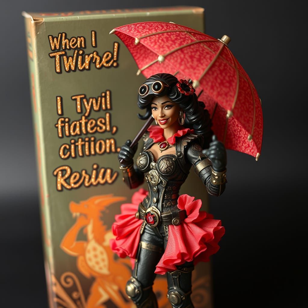 Glittery Heroine Embodies Danger with Flamenco Finesse