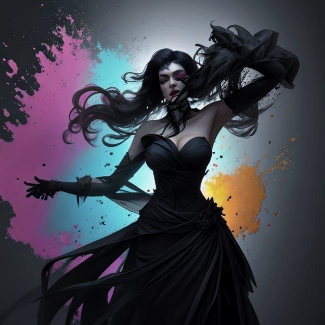 AI Generated Image of Dissolving Concept