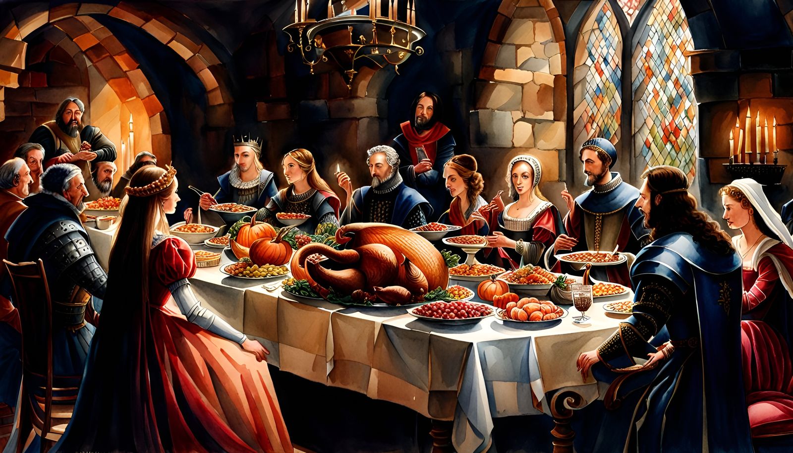 They Gave Thanks for a Bountiful Harvest Then, Too