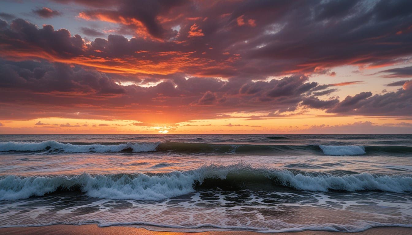 Surreal Sunset Panorama Captured in 8K Resolution with Canon...