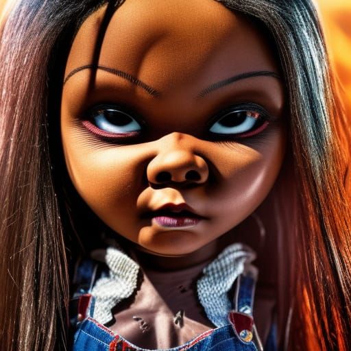 Hyperrealistic Chucky Doll Headshot in 4K