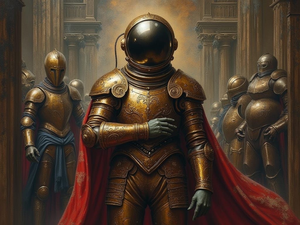 Astronauts in Renaissance Majesty