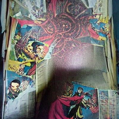 Dr. Strange Comic Book Art from Marvel