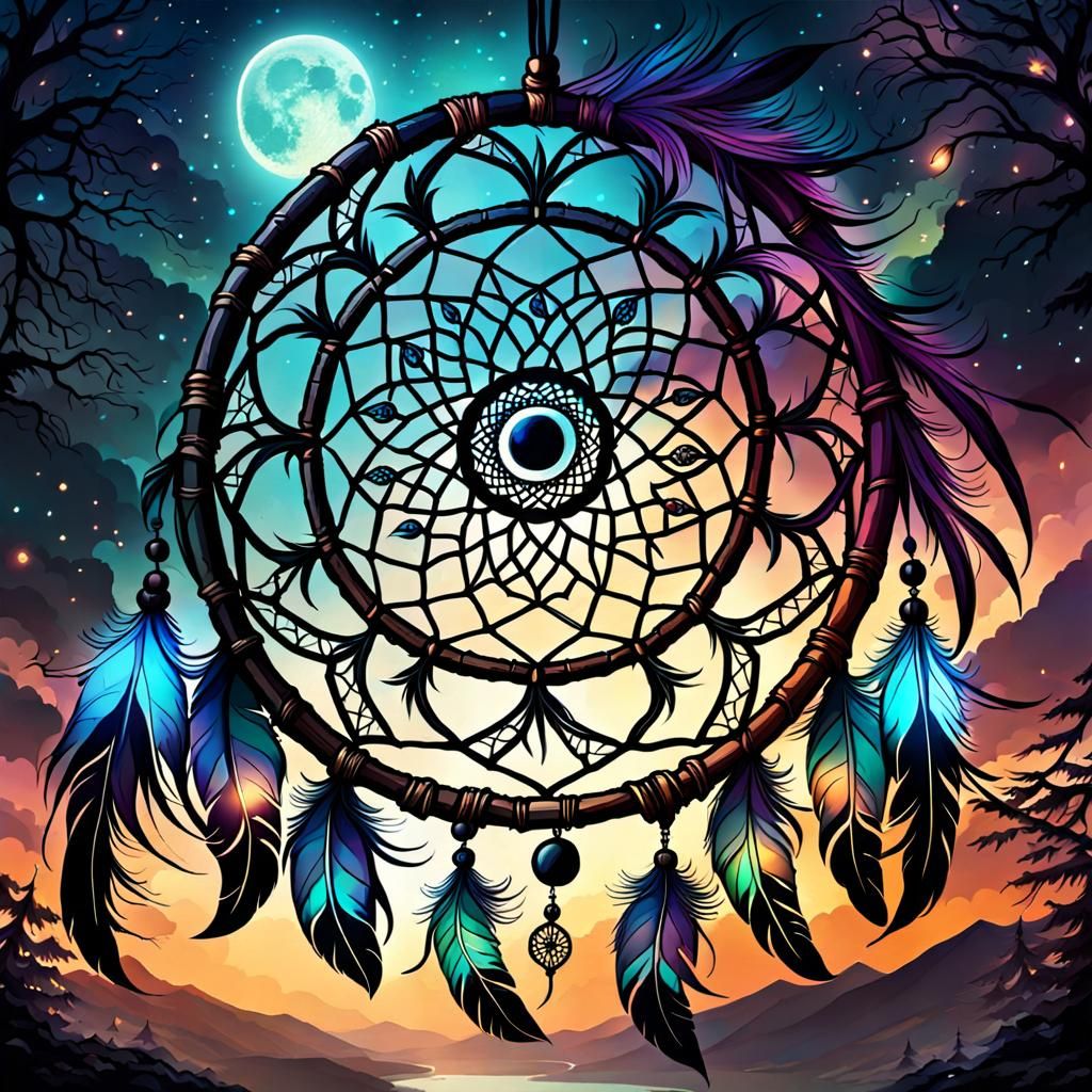 Fantastical Dreamcatcher with Dynamic Lighting