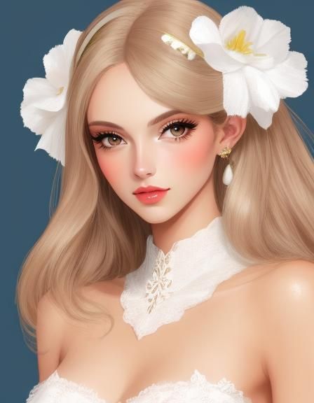 Ethereal Feminine Figure in Soft Lighting