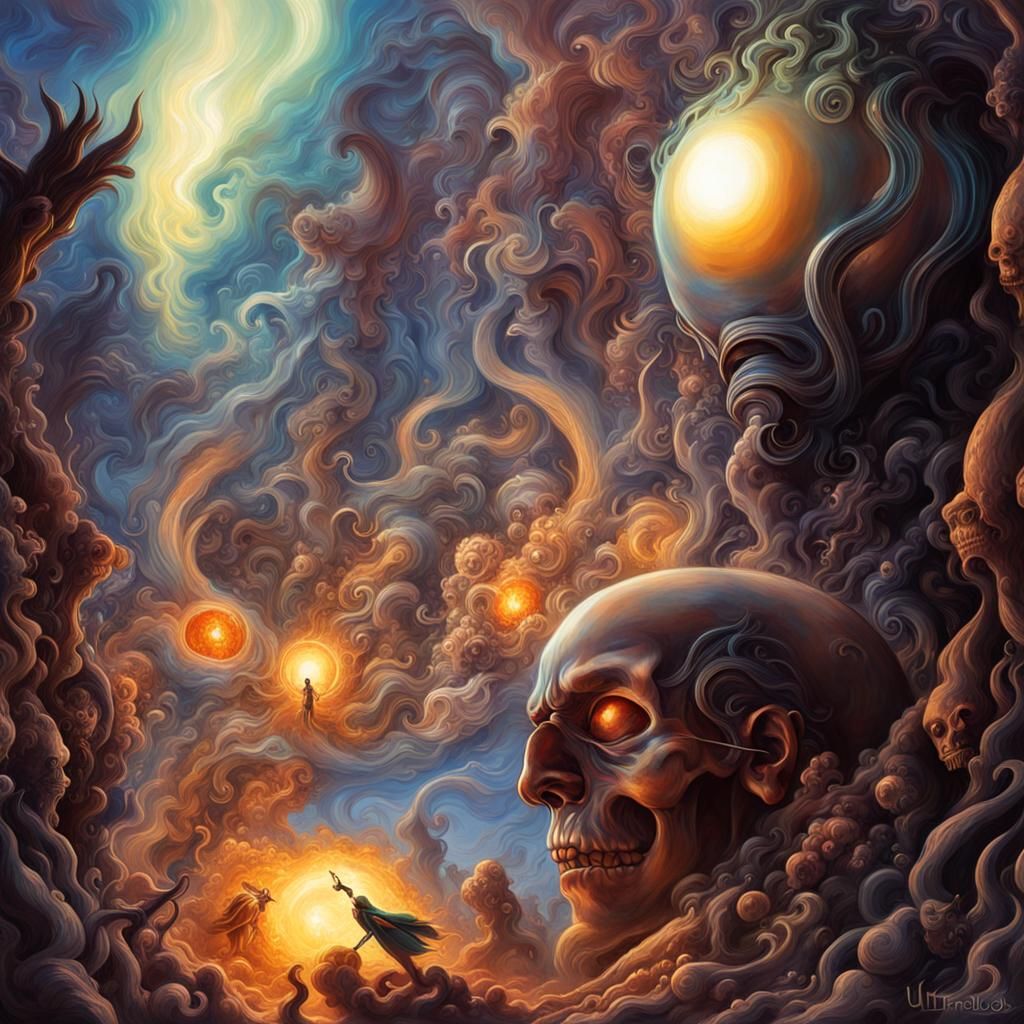Sculptural Masterpiece: Exploding Apotheosis in Contrasted D...