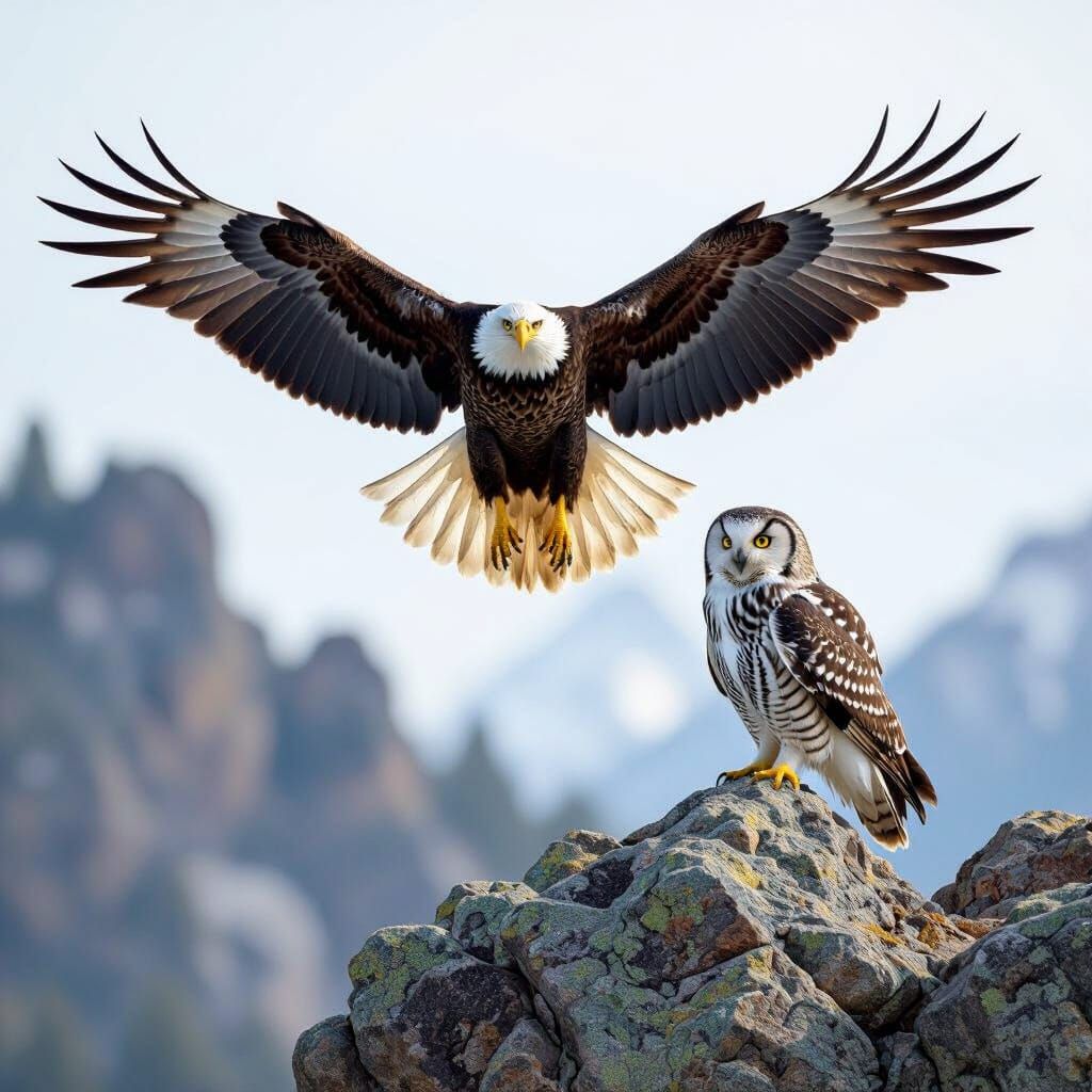 Birds of Prey: Digital Wildlife Art