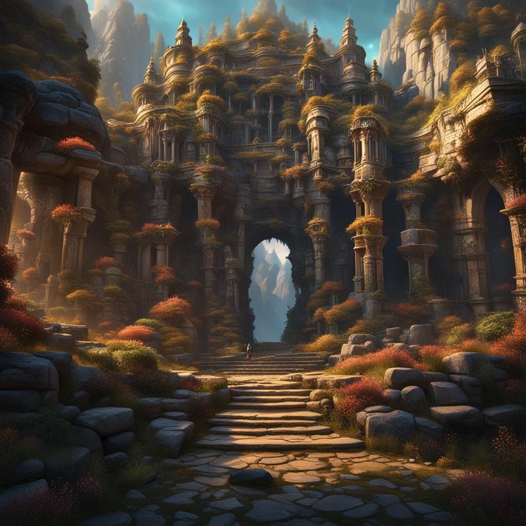 Ornate Sword with Jeweled Hilt: Fantasy Art