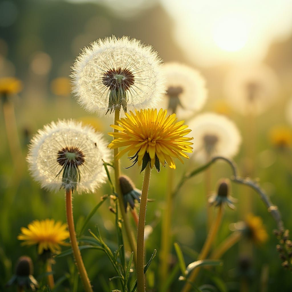 Golden Fields of Dandelions