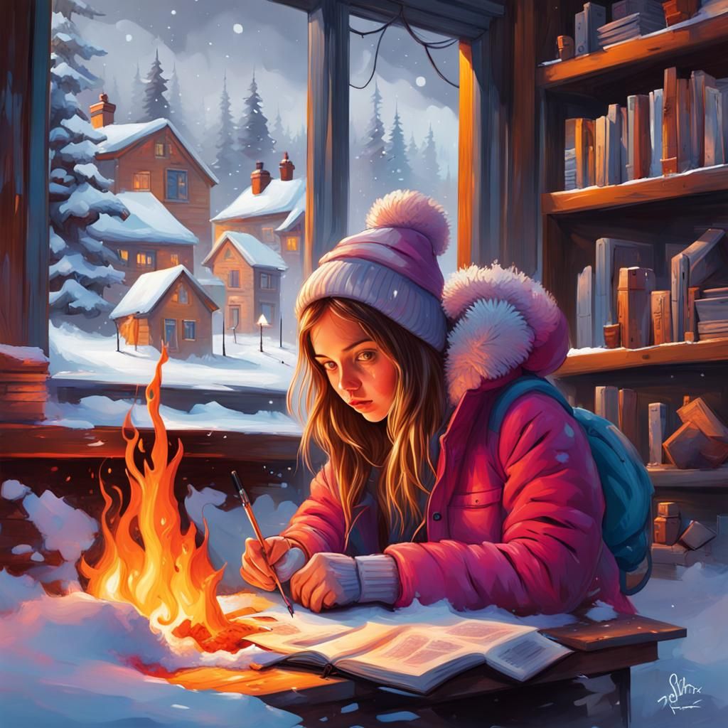 Cozy Winter Homework: Graffiti Art Scene