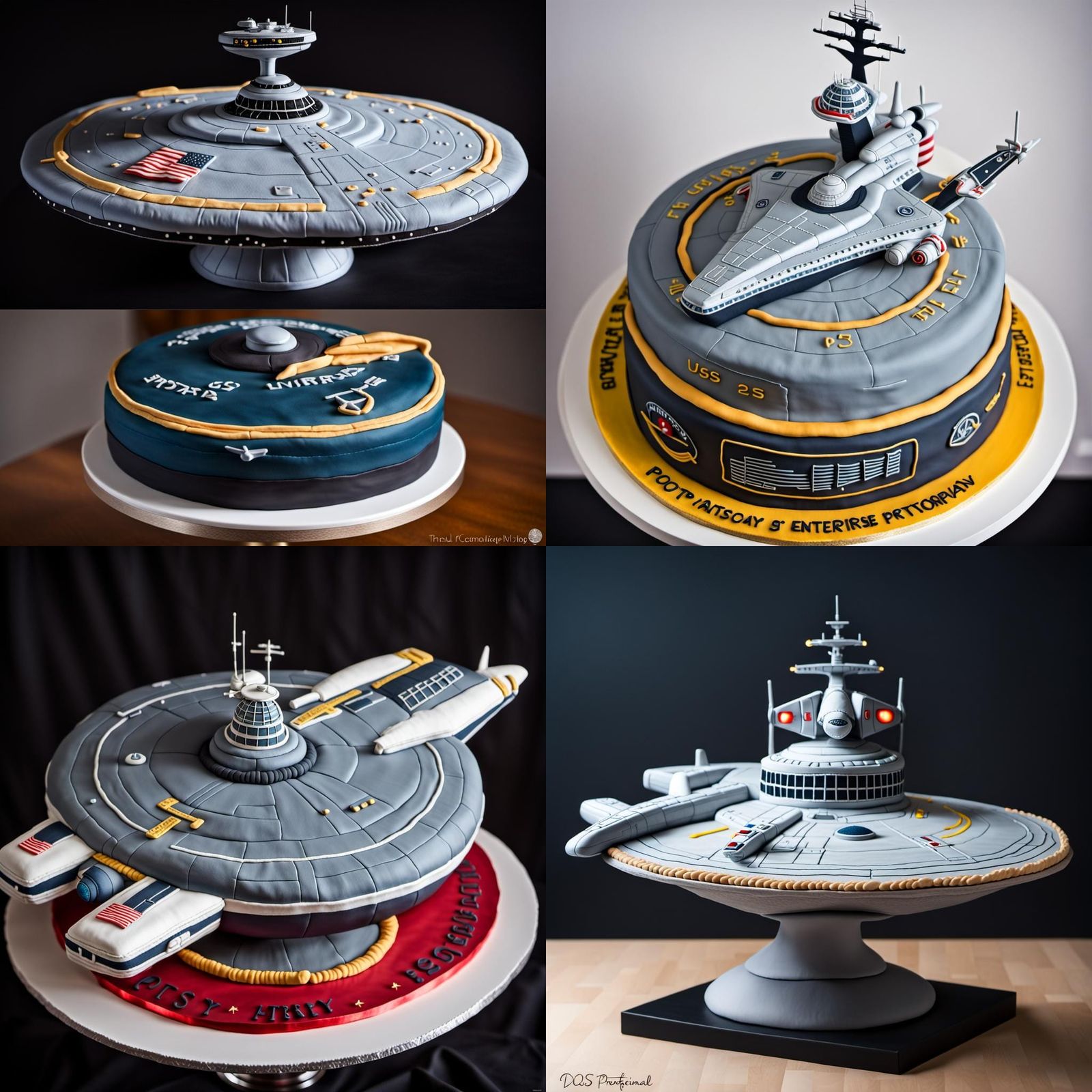 USS Enterprise Cake: Professional Photography