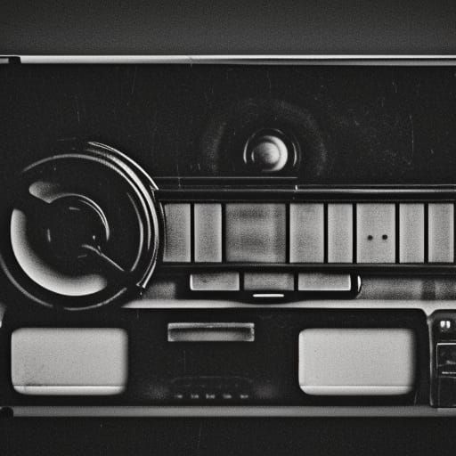 Creepy Foggy Scene in Analogue Horror Style