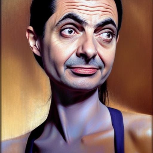 Mr. Bean Angelina Jolie