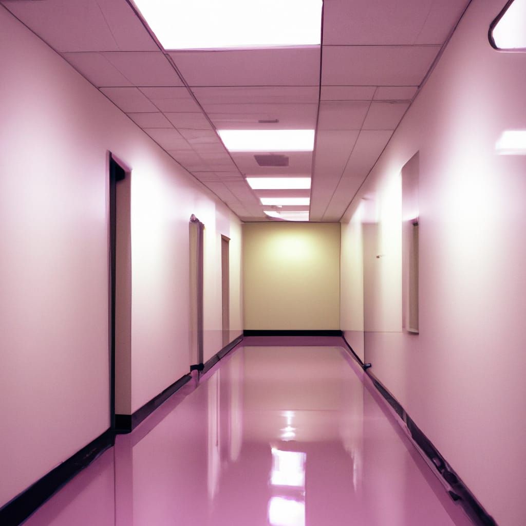 Empty Liminal Room in Dreamlike 35mm Photography