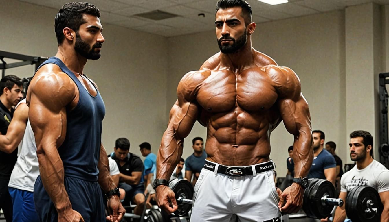 Worship of an Alpha Male Arab Bodybuilder